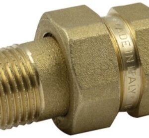 Tm raccordo dritto 3 pz ottone giallo m/f 1''