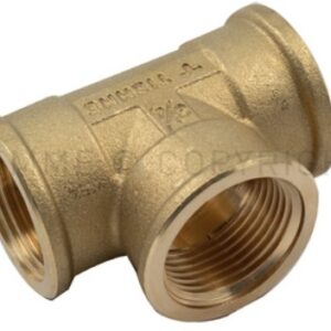 Tm tee ottone giallo f/f/f 3/4''