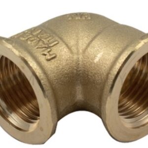 Tm gomito ottone giallo  f/f 3/4''