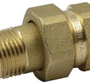 Tm raccordo dritto  3 pz ottone giallo m/f 2''