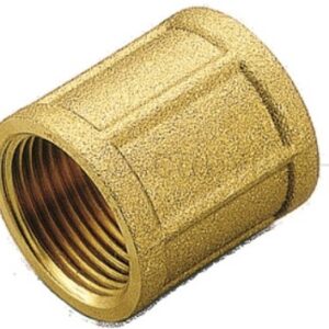 Tm manicotto ottone giallo f/f 1''