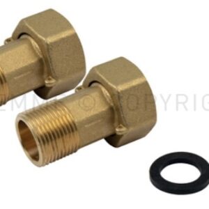 Tm raccordo x contatore acqua 1/2'' x 3/4'' (pz 2)