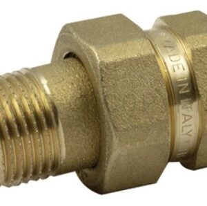 Tm raccordo dritto 3 pz ottone giallo m/f 11/4''