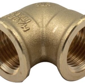 Tm gomito ridotto ottone giallo 3/4''x1/2''