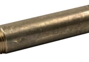 Tm tronchetto ottone giallo m/m filettato corto  1/2''x20 cm