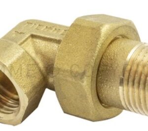 Tm raccordo curvo 3 pz ottone giallo m/f 11/4''