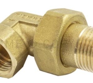 Tm raccordo curvo 3 pz ottone giallo m/f 11/2''