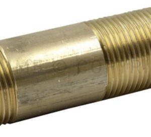 Tm tronchetto ottone giallo m/m filettato lungo 3/4''x15 cm