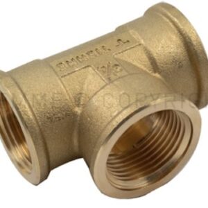 Tm tee ottone giallo f/f/f 3/8''