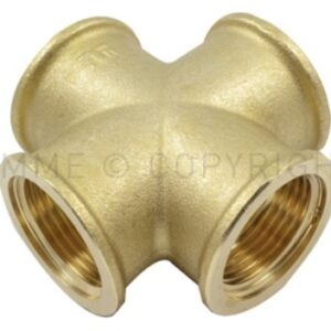 Tm croce ottone giallo f/f/f 11/2''