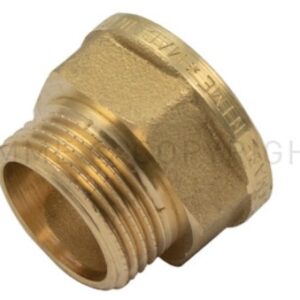 Tm prolunga ridotta ottone giallo 1/2''x3/8''
