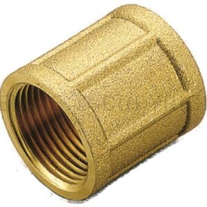 Tm manicotto ottone giallo f/f 3/8''