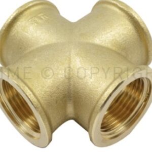 Tm croce ottone giallo f/f/f 2''