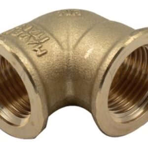 Tm gomito ridotto ottone giallo f/f  1/2''x3/8''