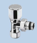 Arteclima valvola squadra cromata  att  rame 3/8"