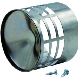 Griglia di scarico fumi d 100 inox