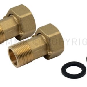 Tiemme raccordo x contatore acqua 1'' x 3/4'' (pz 2)