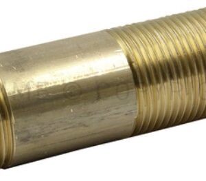 Tm tronchetto ottone giallo m/m filettato lungo 1''x15 cm