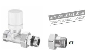 Arteclima valvola diritta termostat  att  rame 3/8''