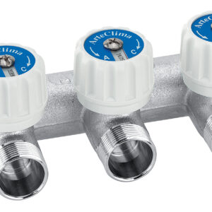 Arteclima collettore 3/4'' x 3 vie c arresti