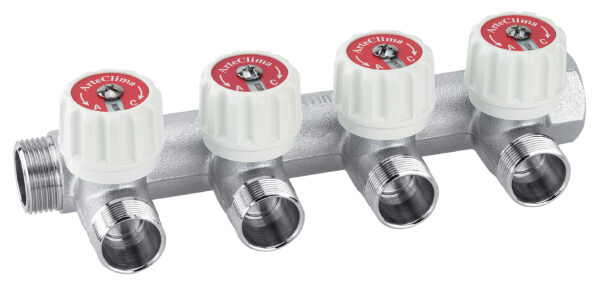 Arteclima collettore 3/4'' x 4 vie c arresti