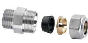 Arteclima niples fil  maschio 1''x22 + kit rame