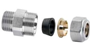 Arteclima niples fil  maschio 3/4''x18 + kit rame