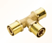 Ntm tee 26x26x26 a pressare gas