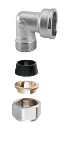 Arteclima gomito fil  femmina 3/4''x22 + kit rame