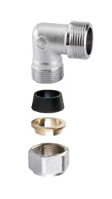 Arteclima gomito fil  maschio 3/4''x18 + kit rame