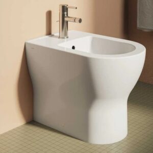 Mia round bidet pav  filo muro