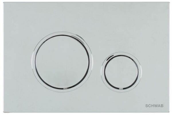 Placca vela duo cromo lucido