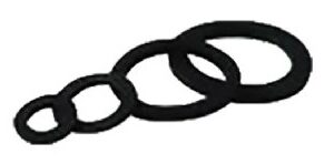 Guarnizione in gomma nera da 11/4'' cf 20 pezzi
