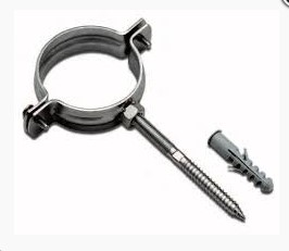 Collare zincato c/tassello 12'' cf  pz 2