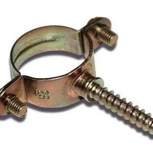 Collarino x rame 12mm c/perno + tassello cf  pz 10