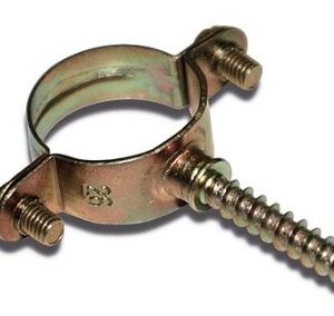 Collarino x rame 32mm c/perno + tassello cf  pz 10