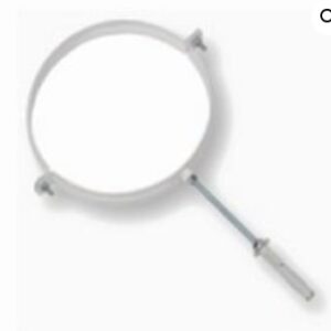 Collare d 100  x  c/fumarie verniciato b/co