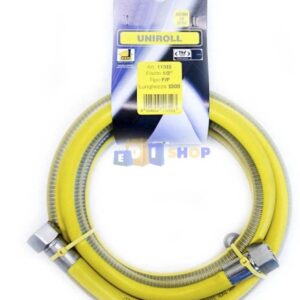 Mbm flessibile gas da mt 1 5 rivestito giallo