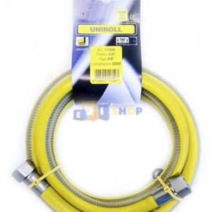 Mbm flessibile gas da mt 2 rivestito giallo
