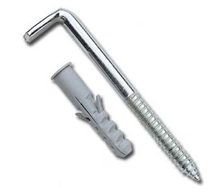 Fissaggio per scaldino mm 8 x 65