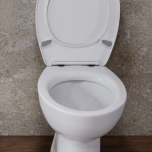 Vaso per anziani bianco scarico terra