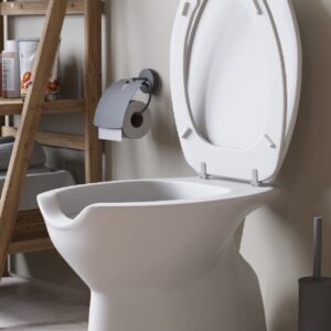 Vaso per disabili bianco scarico terra