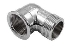 Tiemme gomito cromato m f  3/4''