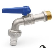 Rubinetto sfera pesante c/leva blu 1/2''