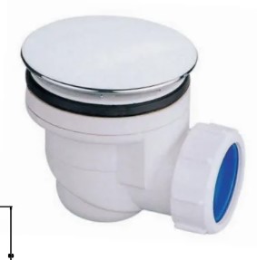 Piletta doccia d 90 x 40 abs piatt  cromo