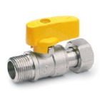 Rubinetto diritto c/girello m/f 1/2'' x 1/2'' x gas