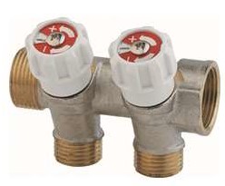 Collettore per sanitari  34 x 2 vie