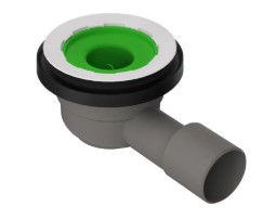 Piletta doccia d 90 usc 40/50 s/tappo bonomini