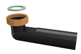 Codolo curvo 11/4'' x 40 bonomini