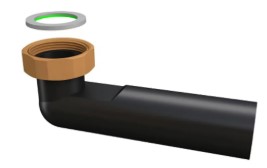 Codolo curvo 11/2'' x 40 bonomini